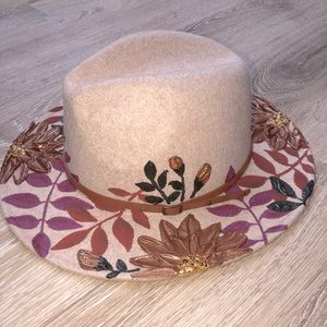 Custom painted summer hat